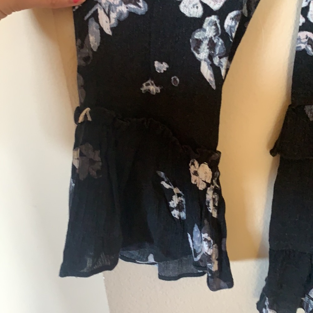 Free People Floral Ruffled Tunic - Picture 2 of 6